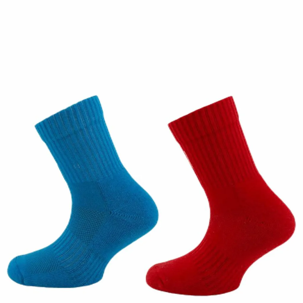 Norfolk Kids Basic Sport Socks - Alvin Blue/Red Blå och Röd