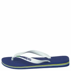 Havaianas Kids Brasil Logo Marine Blue Blå och Grå Best
