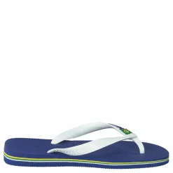 Havaianas Kids Brasil Logo Marine Blue Blå och Grå Best