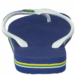 Havaianas Kids Brasil Logo Marine Blue Blå och Grå Best