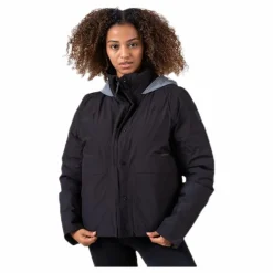 Didriksons Kim Jacket Black Svart Discount