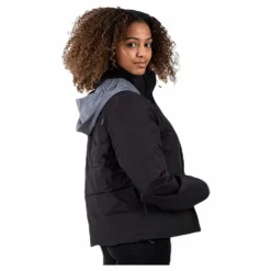 Didriksons Kim Jacket Black Svart Discount