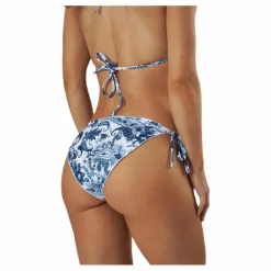 Waikani Beachwear Kimo Ruffle Tie Tanga Blue/White Blå och Vit Best