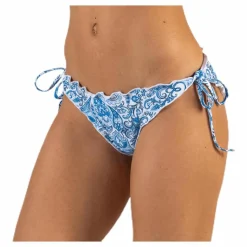 Kimo Ruffle Tie Tanga Blue*Waikani Beachwear Hot