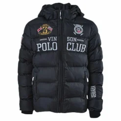 Vinson Polo Club King Jacket Black Svart Best