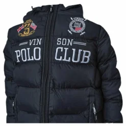 Vinson Polo Club King Jacket Black Svart Best