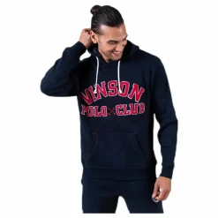 Vinson Polo Club Kiran Sweatshirt Hood Blue Blå Outlet