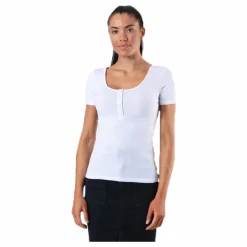 Pieces Kitte Ss Top White Vit