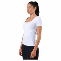 Pieces Kitte Ss Top White Vit