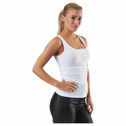 Pieces Kitte Tank Top White Vit