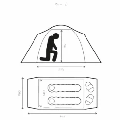Halti Koli Finland 2 Tent Green Grön Sale