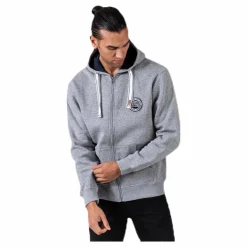 Krew Sweatshirt Full Zip Grey*Vinson Polo Club Clearance