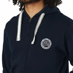 Vinson Polo Club Krew Sweatshirt Full Zip Blue Blå Best
