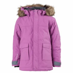 Didriksons Kure Kids Parka 4 Radiant Purple Lila Clearance