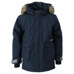 Didriksons Kure Kid's Parka Blue Blå Sale
