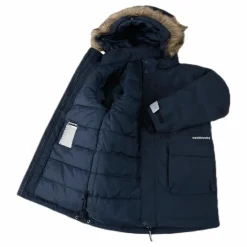 Didriksons Kure Kid's Parka Blue Blå Sale