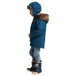 Didriksons Kure Kid's Parka Blue Blå