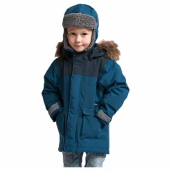 Didriksons Kure Kid's Parka Blue Blå