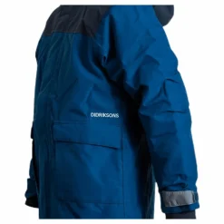 Didriksons Kure Kid's Parka Blue Blå