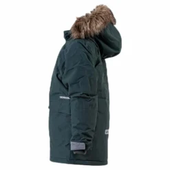 Didriksons Kure Kid's Parka Green Grön