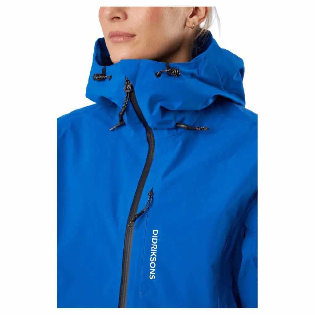 Didriksons Kya Wns Jkt 2 Blue Blå Hot