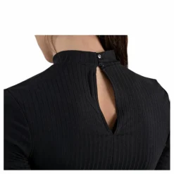 Kylie Ss T-Neck Top  Black*Pieces Discount