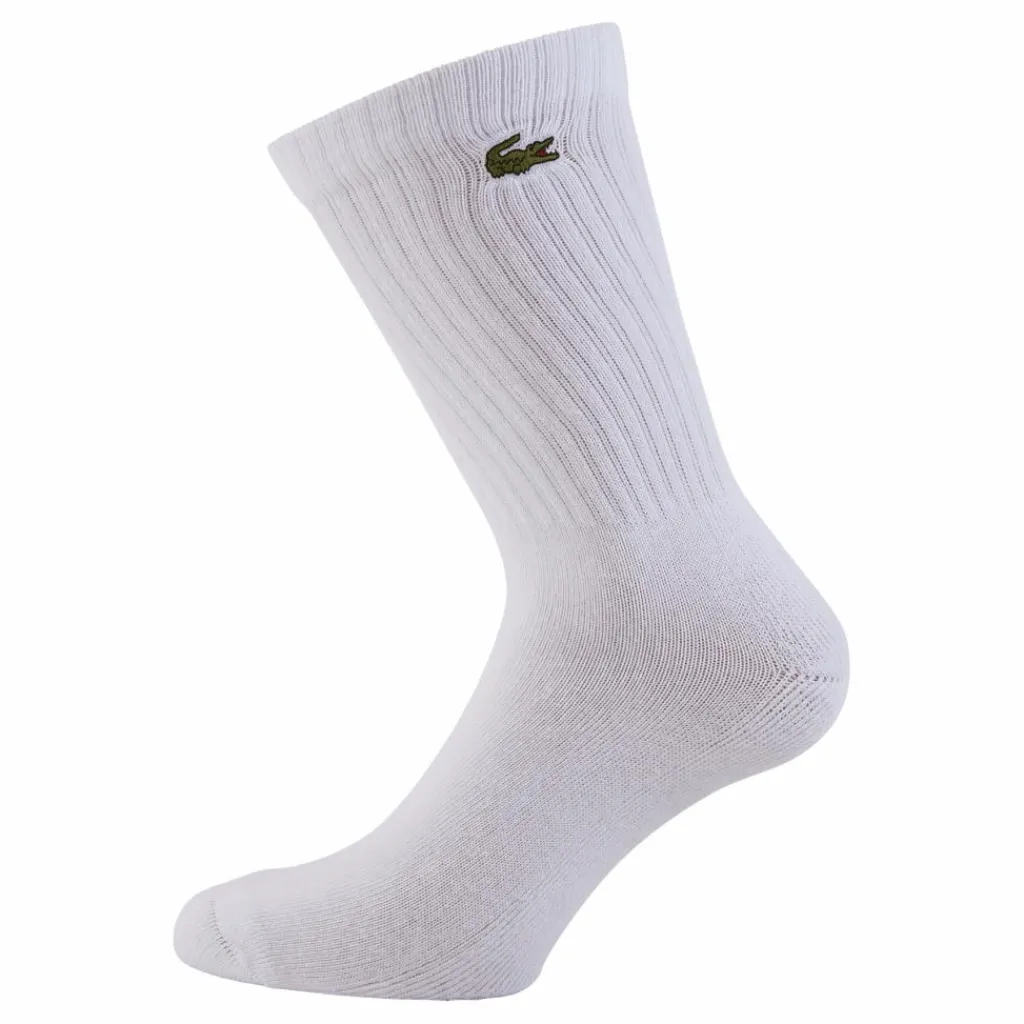 Lacoste Socks White Vit Discount