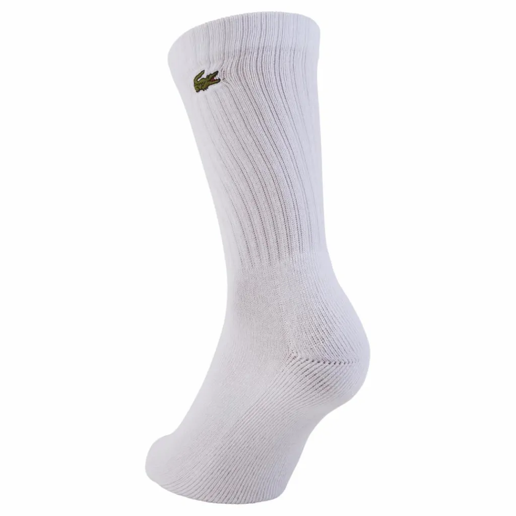 Lacoste Socks White Vit Discount