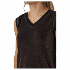 Lady Dress, Auth Sparkle Exar Brown/Black*Kappa Discount