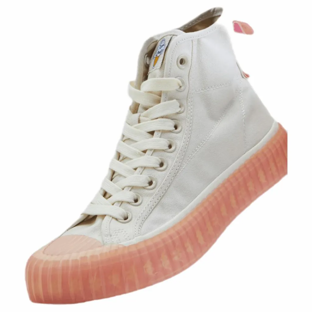 Kappa Lady Sneaks Vulcanized, Gelato White Vit New