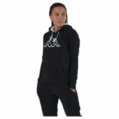Lady Sweat Hood, Logo Zeleril White/Black*Kappa Hot