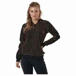 Lady Tr.Jacket, Auth Ecot Brown/Black*Kappa Outlet