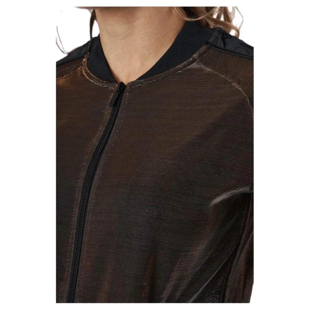 Lady Tr.Jacket, Auth Ecot Brown/Black*Kappa Outlet