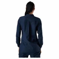 Jack Wolfskin Lakeside Roll-Up Shirt Blue Blå Sale