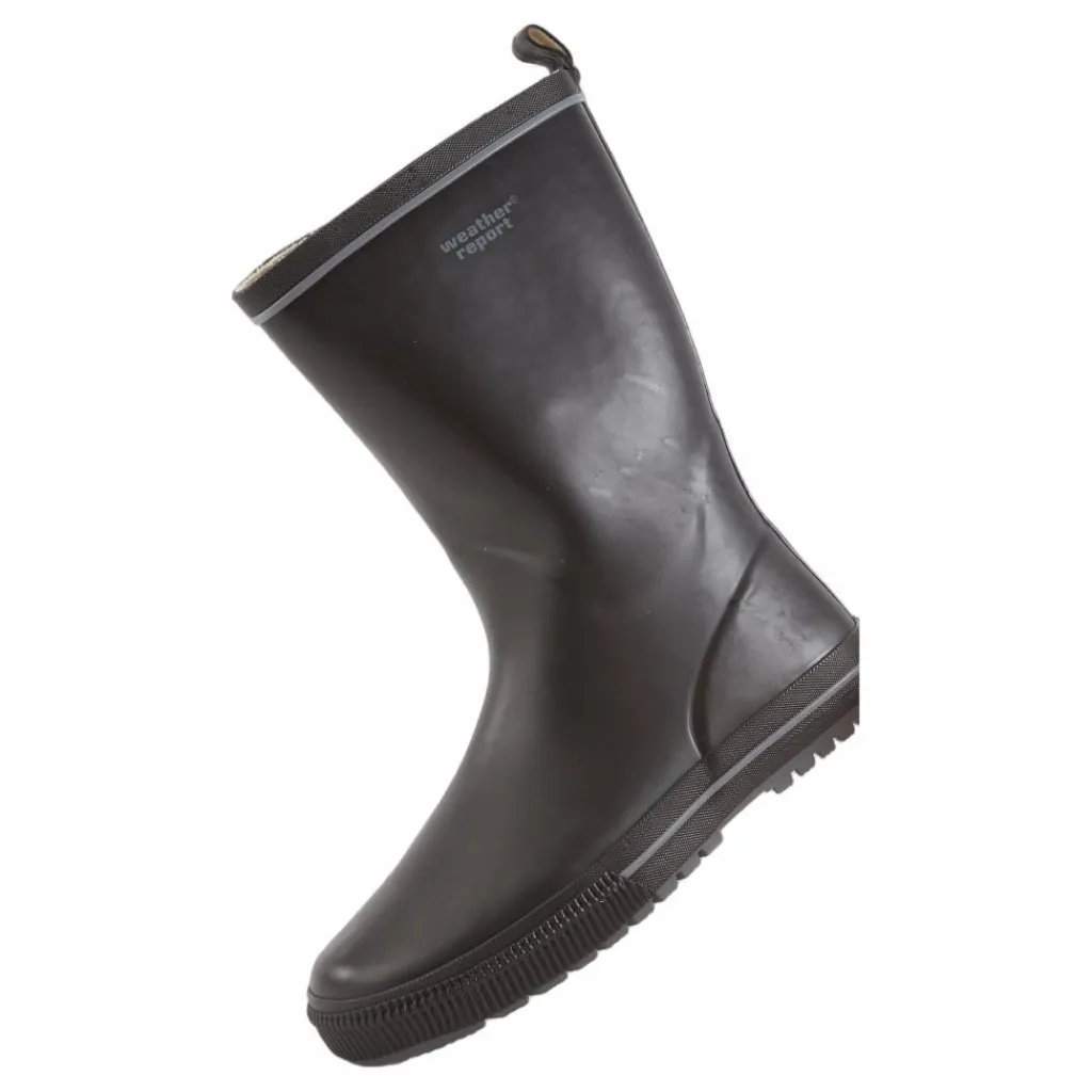Lanbota Rubber Boot Black*Weather Report Sale