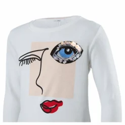 Name It Lanka Ls Sweat White Vit New