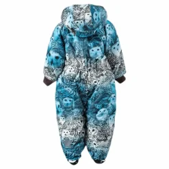 Racoon Lars Snowowl Suit Blue Blå Discount