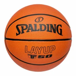 Spalding Layup Tf-50 Size 7 Rubber Bask Orange