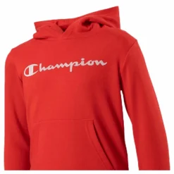 Champion Legacy Hoodie Junior Red Röd Hot