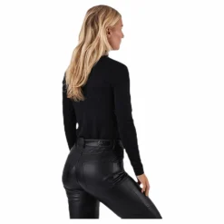 Only Lela Life L/S Rollneck Top Jrs Black Svart Hot