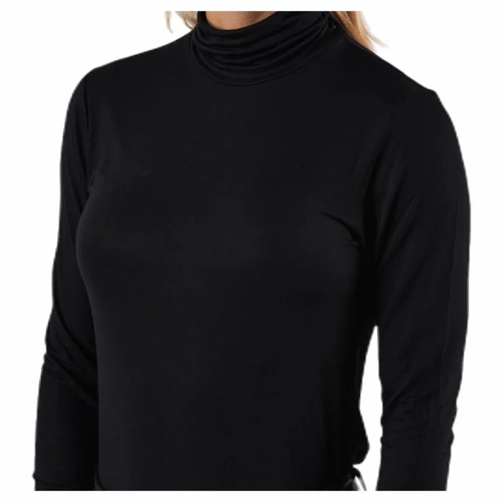 Only Lela Life L/S Rollneck Top Jrs Black Svart Hot