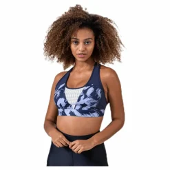 Reebok Les Mills Hero Racer Bra Blue/White Flerfärgad Clearance