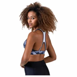 Reebok Les Mills Hero Racer Bra Blue/White Flerfärgad Clearance