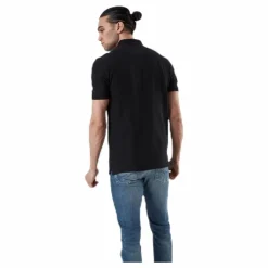 Vinson Polo Club Leslie Pique Shirt Black Svart Best