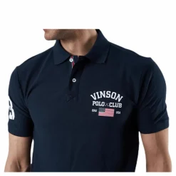 Leslie Pique Shirt Blue*Vinson Polo Club Hot