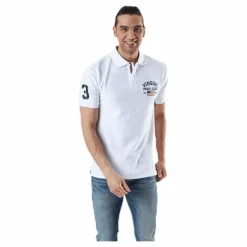 Leslie Pique Shirt White*Vinson Polo Club Outlet