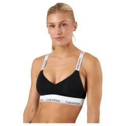 Calvin Klein Lght Lined Bralette Black Svart Online