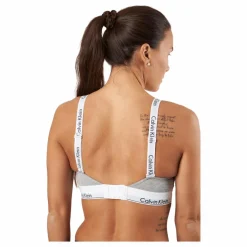 Lght Lined Bralette Grey*Calvin Klein Discount