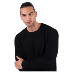 Jack & Jones Liam Knit Crew Neck Black Svart Best
