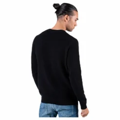 Jack & Jones Liam Knit Crew Neck Black Svart Best